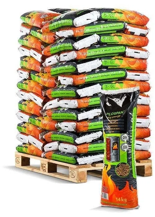 Houtpellets Plospan Mix – 10kg zak – 78 stuks – 780kg