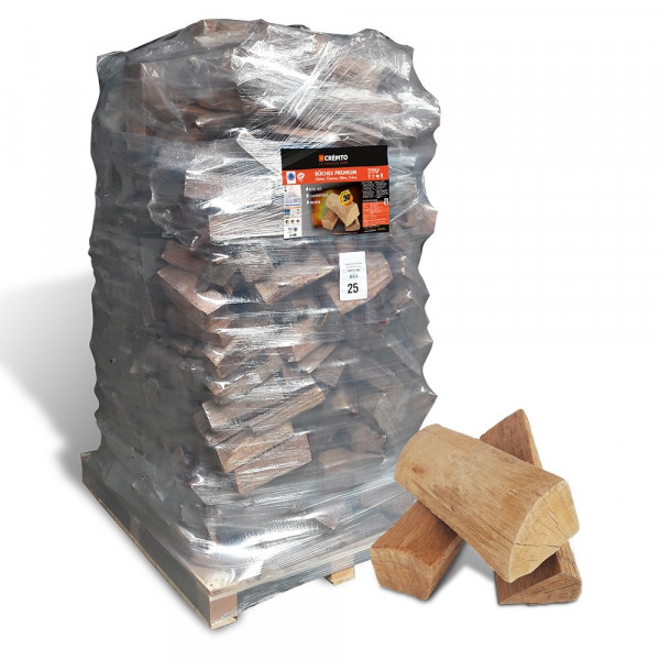 Geëtuveerd haardhout Eik/Beuk 30 cm – 2 m³ bal