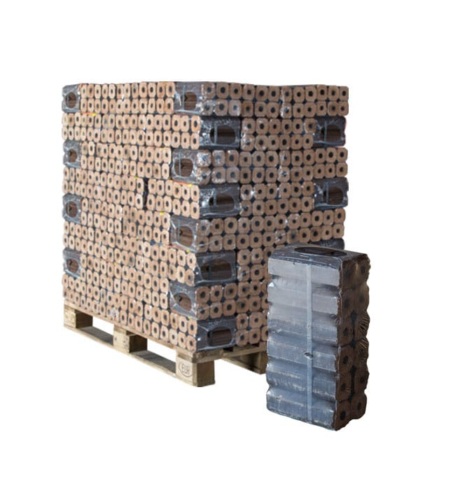 Pini Kay briketten van eikenhout, 96 x 10 kg