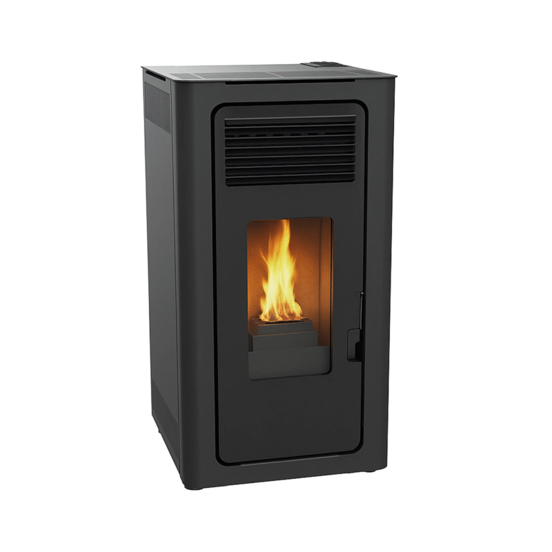 Audax pelletkachel 8 KW Zwart